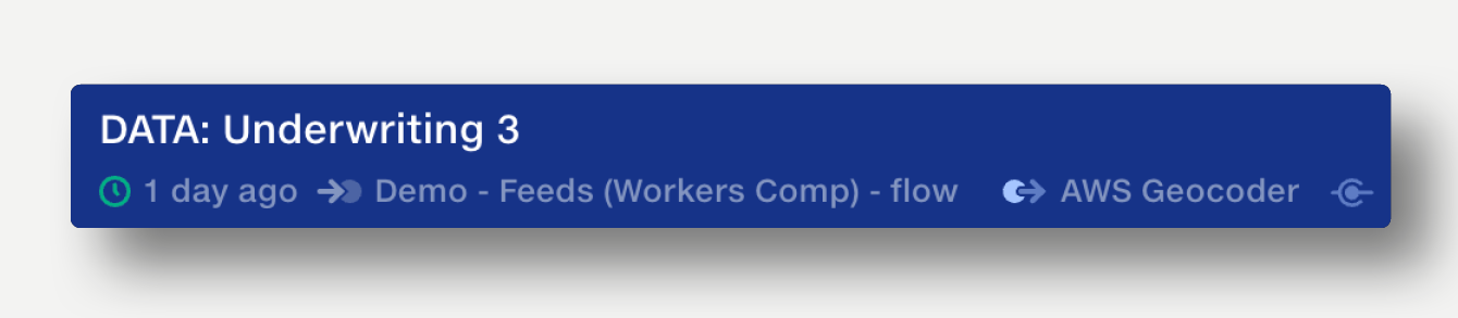 Metadata bar